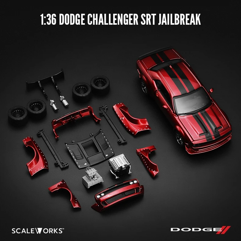 Scaleworks - Dodge Challenger SRT 1:36